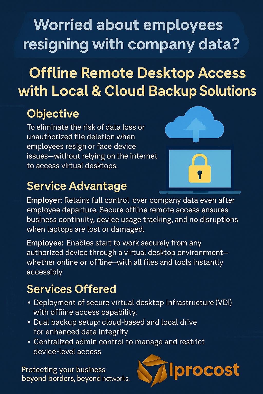 Iprocost - Offline Remote Desktop Access Solutions